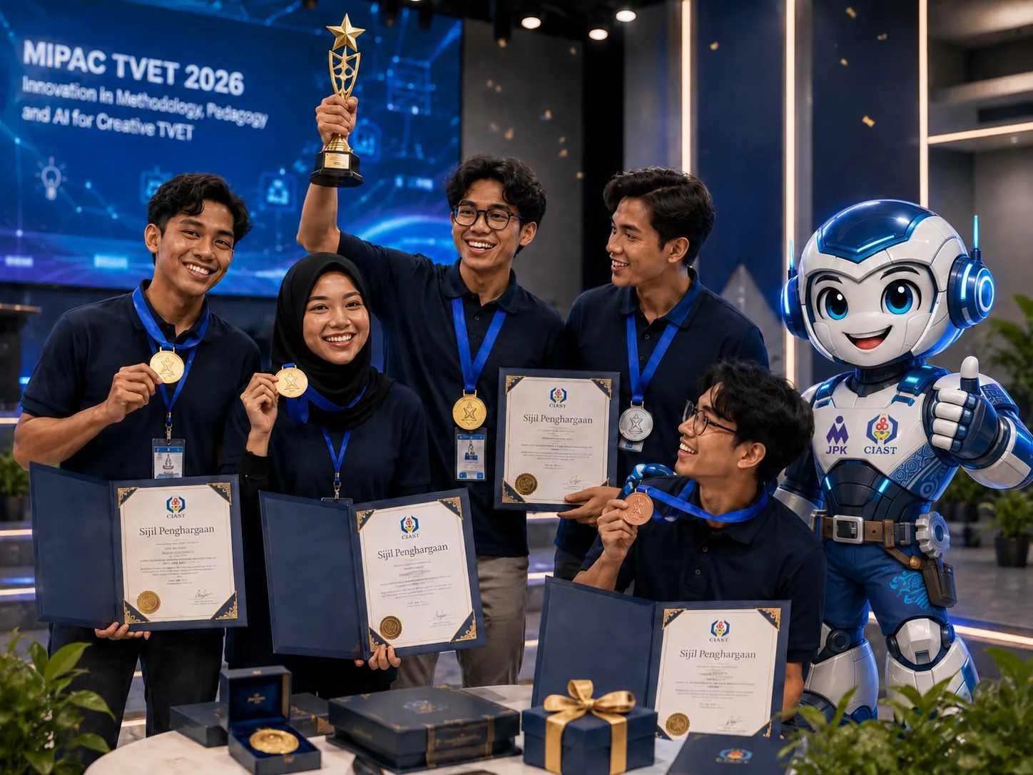 Winners earn a medal, a certificate, and a cash prize